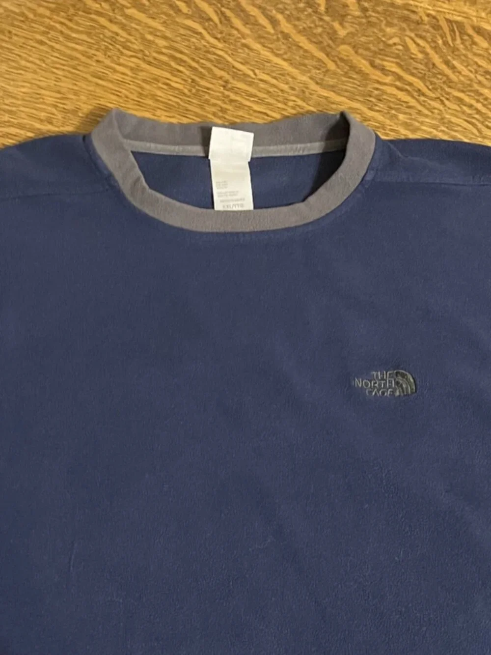 The North Face Mens Blue XXL Thermal Long Sleeve Crewneck Pullover